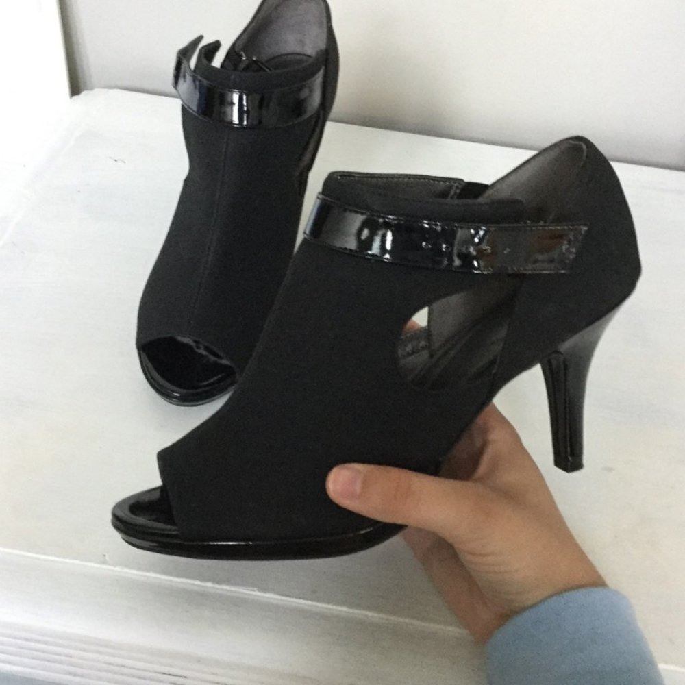 Black Life Stride Office Heel Women's Sz 9…